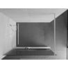 Mexen Kioto+ душова стена с полка Walk-in 130 x 200 см, прозрачен, бял - 800-130-121-20-09