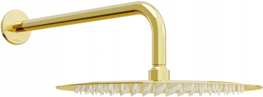 Mexen Slim дъждовник 25 см с душ рамо, златен - 79225211-50