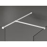 Mexen Kioto душ стена Walk-in 120 x 80 см, черна рамка, бяла - 800-120-202-20-70-080