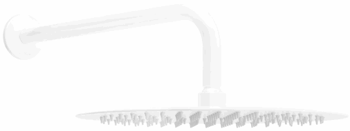 Mexen Slim душ с диаметър 30 см с душ рамо, бяла - 79230211-20