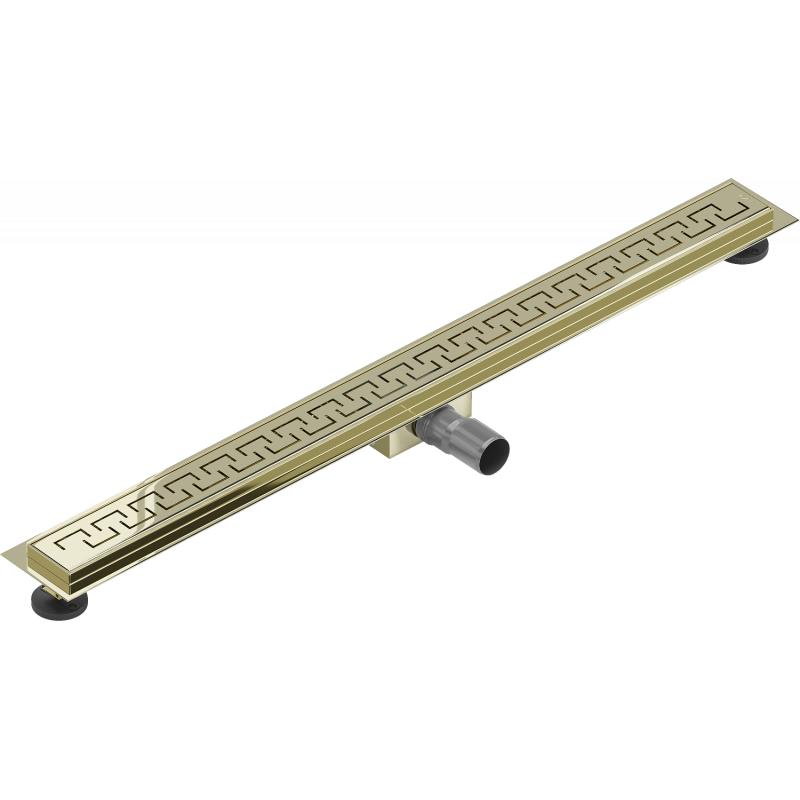 Mexen Flat M15 линеен сифон 90 cm, златен - 1524090-15