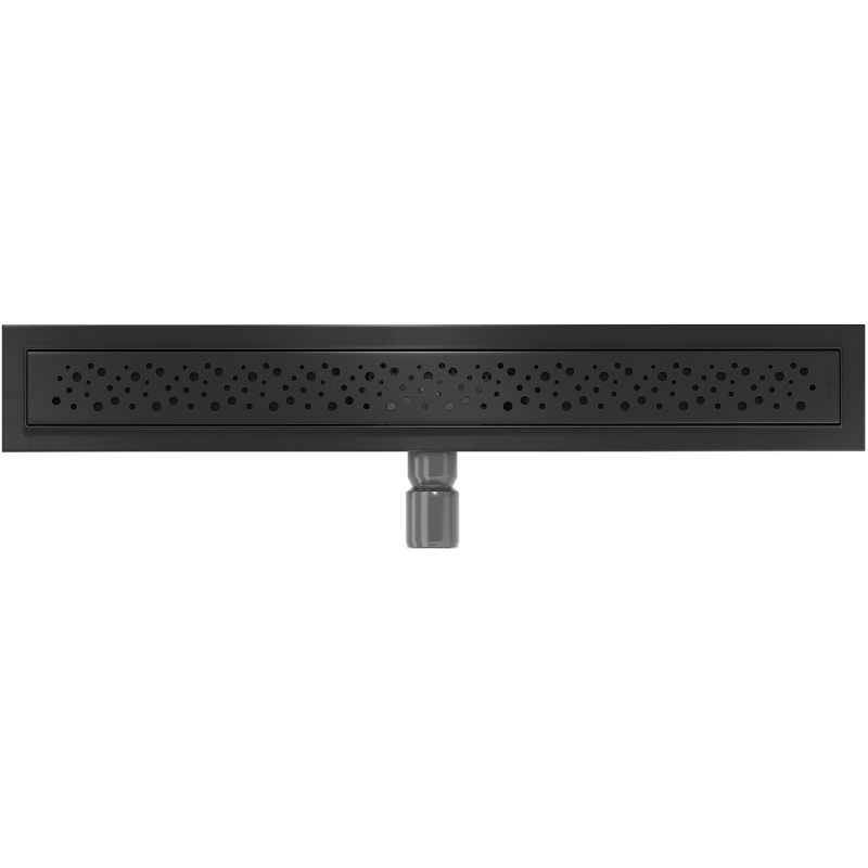 Mexen Flat M12 линеен сифон 60 см, черен - 1721060-15