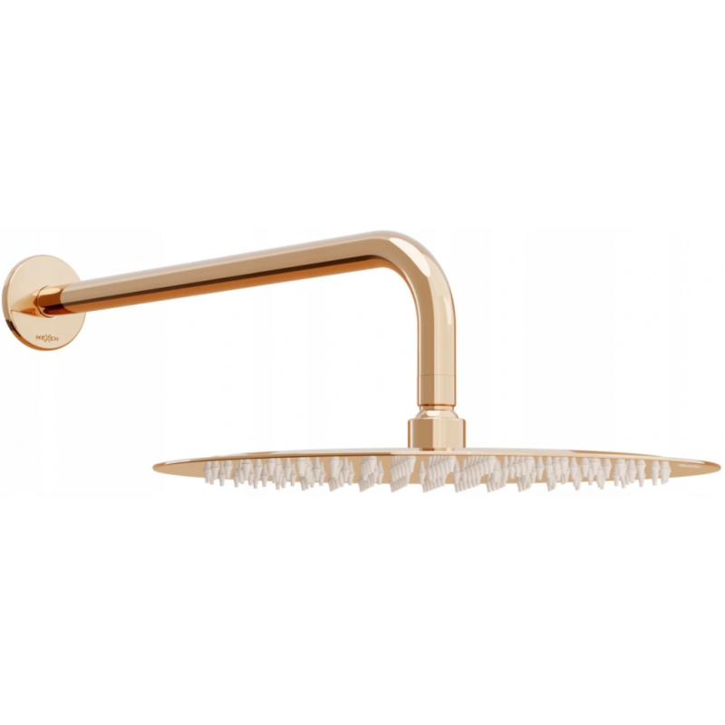 Mexen Slim 30 см каскаден душ с душ рамо, розово злато - 79230211-60