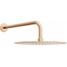 Mexen Slim 30 см каскаден душ с душ рамо, розово злато - 79230211-60