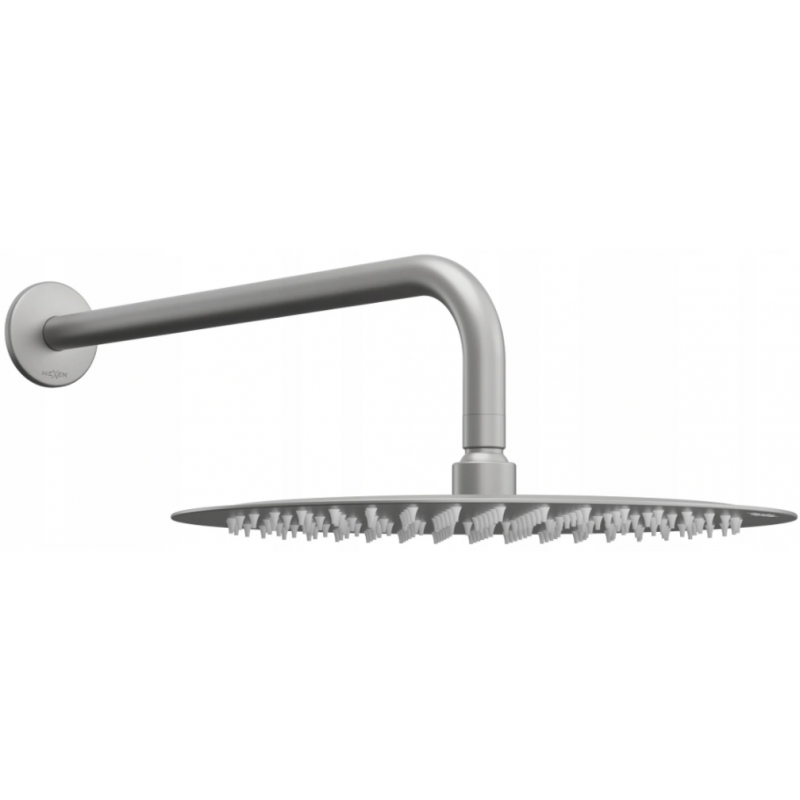 Mexen Slim дъждовалка 30 см с душово рамо, графит - 79230211-66