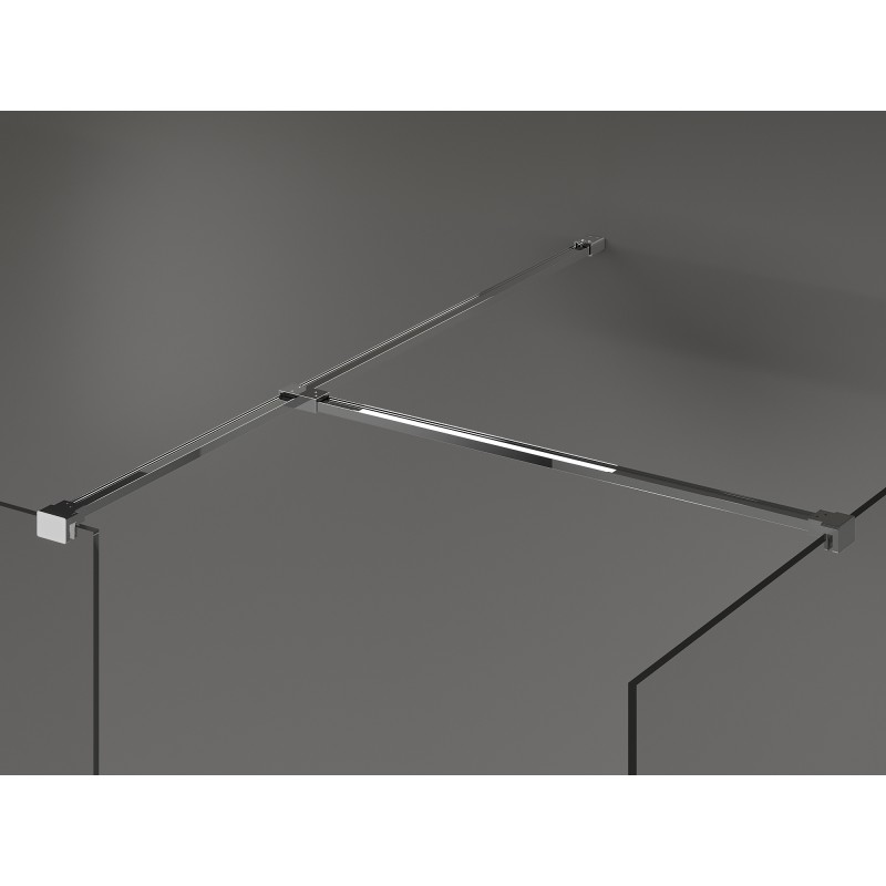 Mexen Kioto душ параван Walk-in 160 x 95 см, прозрачен, хром - 800-160-202-01-00-095