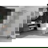 Mexen Kioto стенен душ 180 x 85 см, прозрачен, хром - 800-180-202-01-00-085