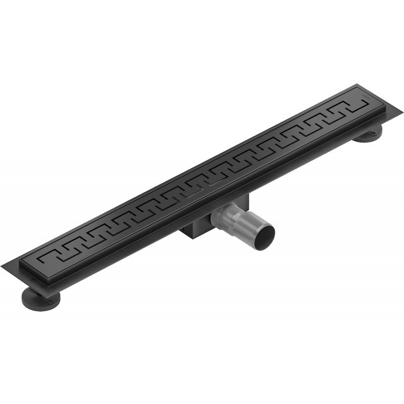 Mexen Flat M15 линеен сифон 70 см, черен - 1724070-15