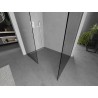 Mexen Kioto преграда за душ Walk-in 95 x 90 см, прозрачна, бяла - 800-095-202-20-00-090