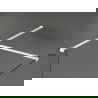 Mexen Kioto стена за душ Walk-in 100 x 85 см, прозрачна, бяла - 800-100-202-20-00-085