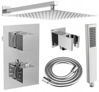 Mexen Cube DR02 вграден душ комплект с душ глава 30 см, хром - 77502DR0230-00