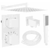 Mexen Cube DR02 инсталационен душ комплект с душ глава 30 см, бял - 77502DR0230-20