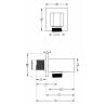 Mexen Cube DR02 подов комплект за душ с дъждовна глава 30 см, бял - 77502DR0230-20
