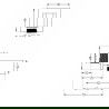 Mexen Uno DR33 вграден душов комплект, черен - 71435DR33-70