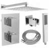 Mexen Cube DR02 вградена душ система с душ глава 25 см, хром - 77502DR0225-00