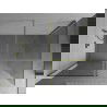Mexen Kioto душ кабина Walk-in 100 x 85 cm, прозрачна, златна - 800-100-202-50-00-085