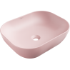 Mexen Rosa Монтирана върху плот мивка 50 x 40 см, розов мат - 21095044