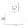 Mexen Cube DR02 вграден бял комплект за вана и душ с дъждовал 30 см - 77503DR0230-20