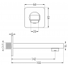 Mexen Cube DR02 комплект за вана-душ, вграден с душ-глава 25 см, бял - 77503DR0225-20