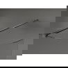 Mexen Kioto закрита стена за душ Walk-in 100 x 200 см, прозрачна 8 мм, с gun gray четка - 800-100-101-66-06