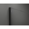 Mexen Kioto душ параван Walk-in 60 x 200 см, прозрачен 8 мм, черен - 800-060-101-70-00
