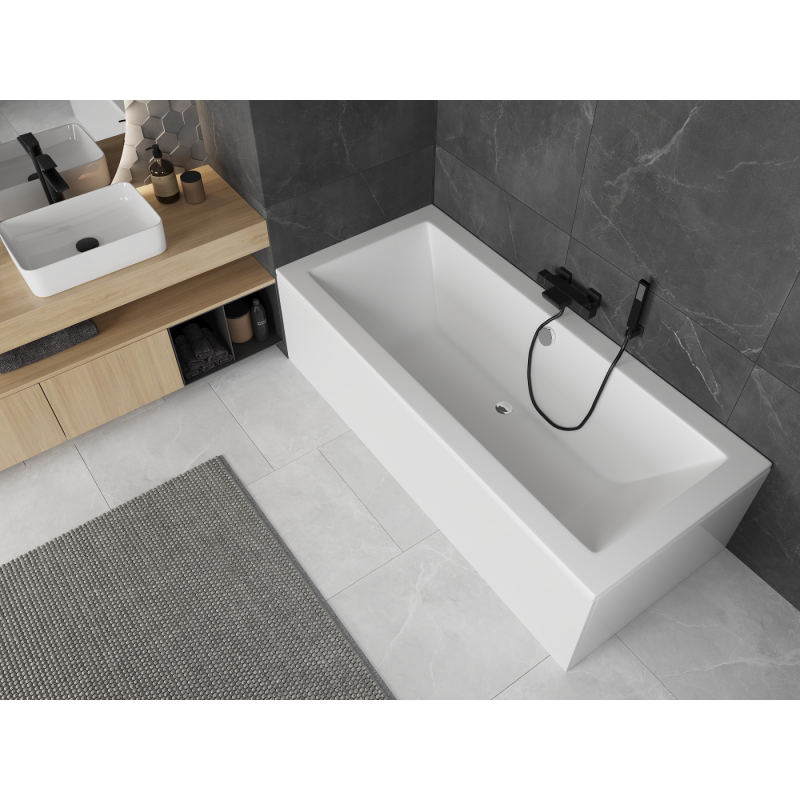 Mexen Cube правоъгълна вана 170 x 80 см с обшивка, бяла - 55051708000X