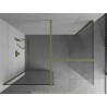 Mexen Kioto душ-стена Walk-in 180 x 85 cm, прозрачен, златно четкан - 800-180-202-55-00-085
