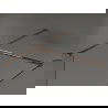 Mexen Kioto стена за душ Walk-in 155 x 80 см, прозрачна, розово злато - 800-155-202-60-00-080
