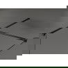 Mexen Kioto стенна душа Walk-in 100 x 85 см, прозрачна, черна - 800-100-202-70-00-085
