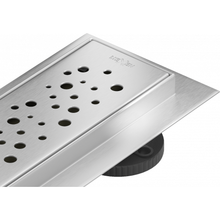 Mexen Flat 360° M12 въртящ се линеен канал 50 см, inox - 1021050-40
