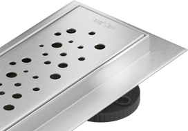 Mexen Flat 360° M12 повърхностен линеен отводнител, ротационен 90 см, inox - 1021090-40