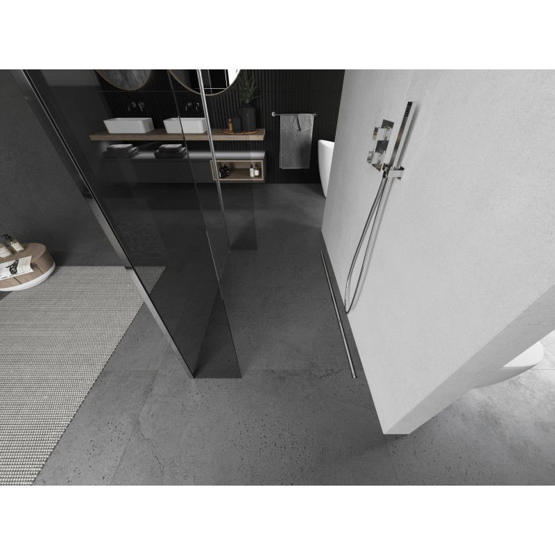 Mexen Kioto самостоятелна душ стена 95 x 30 x 30 см, прозрачна, хром - 800-095-030-222-01-00-030