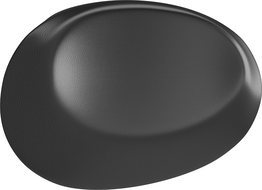 Mexen M07 монтажна облегалка за вана, черна - 55007-70