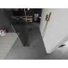 Mexen Kioto самостоятелна душова стена 90 x 30 x 30 см, прозрачна, златна - 800-090-030-222-50-00-030