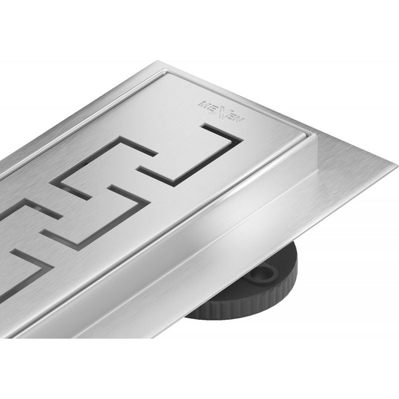 Mexen Flat 360° M15 въртящ се линеен отвод 80 cm, инокс - 1024080-40