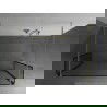 Mexen Kioto свободностояща душова стена 100 x 30 x 30 см, черен шаблон, златна - 800-100-030-222-50-70-030