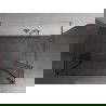 Mexen Kioto свободностояща стена за душ 115 x 30 x 30 см, прозрачна, розово злато - 800-115-030-222-60-00-030