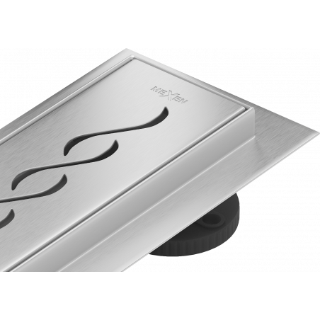 Mexen Flat 360° M18 ротационен линеен сифон 90 см, inox - 1023090-40