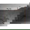 Mexen Киото свободно стояща душа стена 100 x 30 x 30 см, прозрачна, месинг матова - 800-100-030-222-65-00-030
