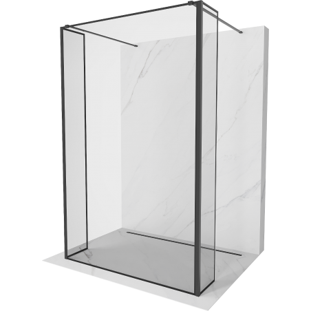 Mexen Kioto свободно стояща душа 150 x 30 x 30 см, черен модел, черна - 800-150-030-222-70-70-030