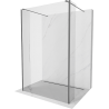Mexen Kioto свободно стояща стена за душ 155 x 30 x 30 см, прозрачна, gun metal - 800-155-030-222-95-00-030