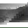 Mexen Kioto свободностояща душова стена 135 x 30 x 30 см, прозрачна, brushed nickel - 800-135-030-222-97-00-030