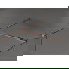 Mexen Kioto душ кабина Walk-in 85 x 70 см, прозрачен, матиран мед - 800-085-202-65-00-070