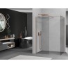Mexen Kioto душова преграда Walk-in 100 x 95 см, прозрачна, четкана мед