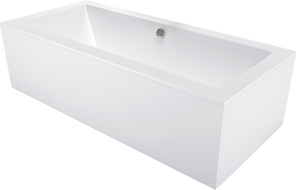 Mexen Cube вана правоъгълна 180 x 80 см с обшивка, бяла - 55051808000X
