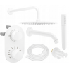 Mexen Kai DR70 комплект за вана и душ с вграден душ 30 см, бял - 77602DR70301-20