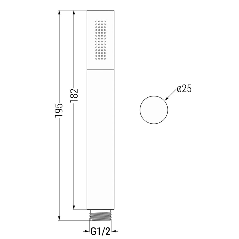 Mexen Kai DR70 вграден комплект за вана и душ с дъждовен душ 30 см, полиран сив