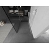 Mexen Kioto душ стена Walk-in 120 x 80 cm, черна рамка, бяла - 800-120-212-20-70-080