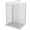 Mexen Kioto душова стена Walk-in 110 x 90 см, прозрачна, златна - 800-110-212-50-00-090