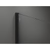 Mexen Kioto душ параван Walk-in 180 x 200 см, прозрачна 8 мм, черна - 800-180-101-70-00